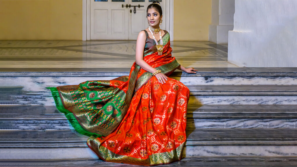 Red Saree