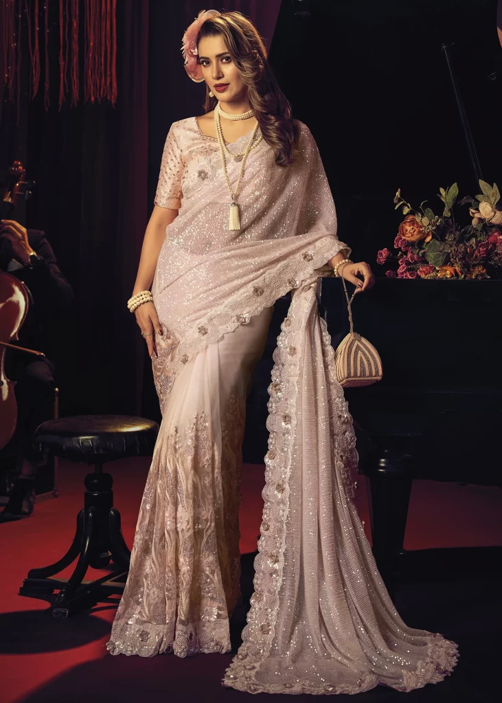 Designer Saree with Heavy Work